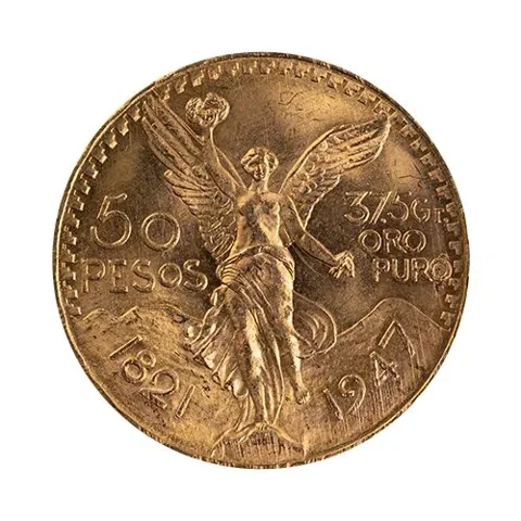 Gold Mexican 50 Peso