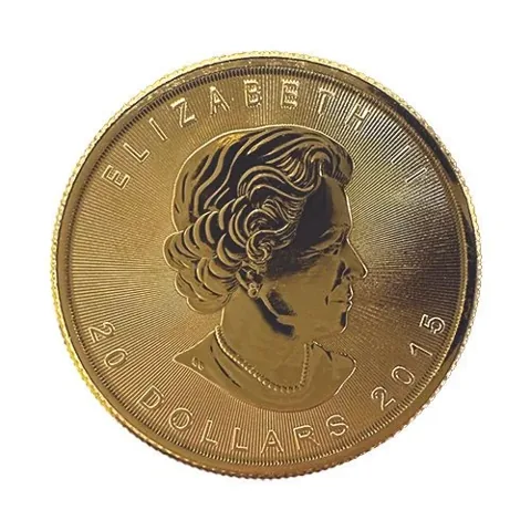 Gold Canadian Maple Leaf 1/2oz .9999 (sealed)