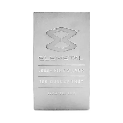 Silver Bar 100 OZ (Elemetal)