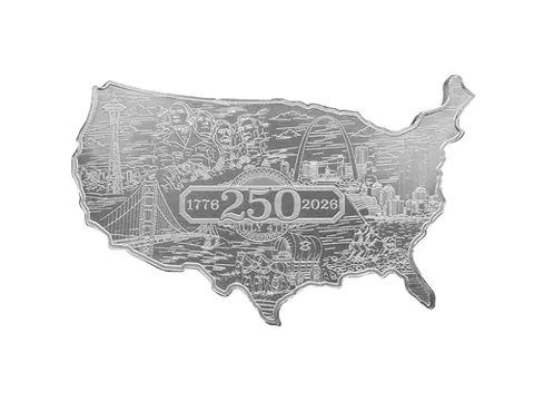 Silver 5oz USA 250th Bar *Limited Edition*