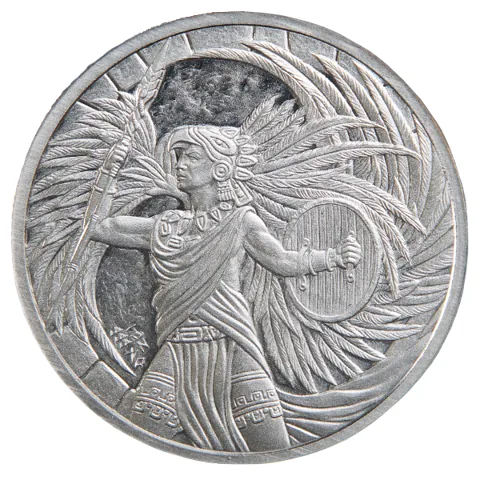 Silver Round 1 OZ Aztec Series (Death,Water,Yin/Yang,Eagle Warrior)