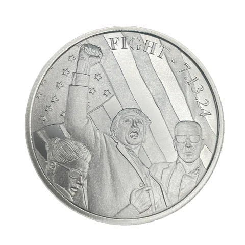 Silver Round 1 OZ (Pres. Donald J Trump Fight)